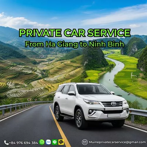 Ha Giang to Ninh Binh Private Car